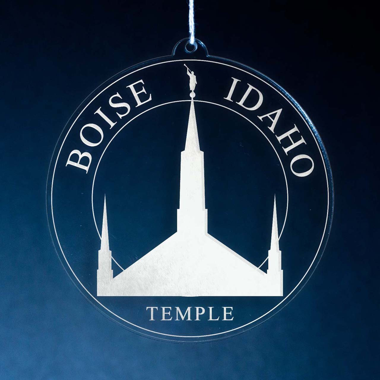 Boise Idaho Temple Christmas Ornament - Latter-Day Saint LDS Missionary Gift - Book of Mormon