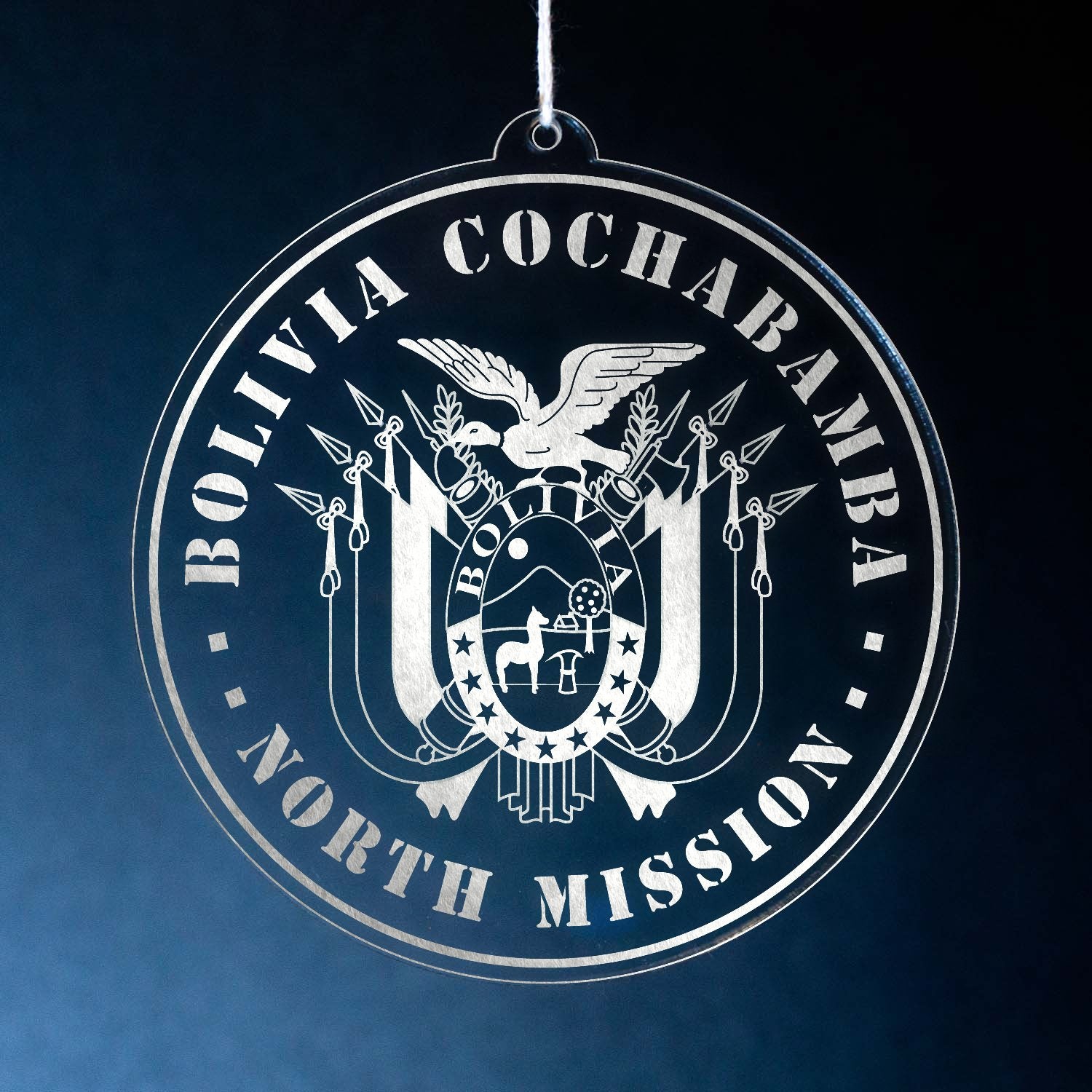 LDS Bolivia Cochabamba North Mission Christmas Ornament