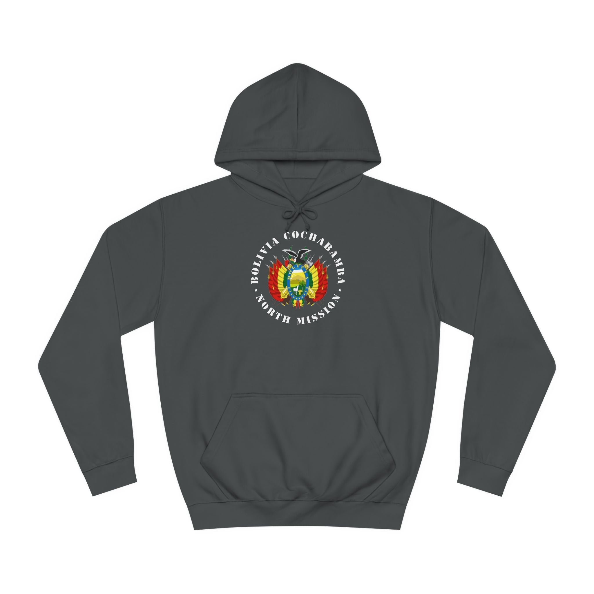 Bolivia Cochabamba North Mission Flag Logo (White Border) College Hoodie - Latter-Day Saint LDS Missionary Gift - Book of Mormon