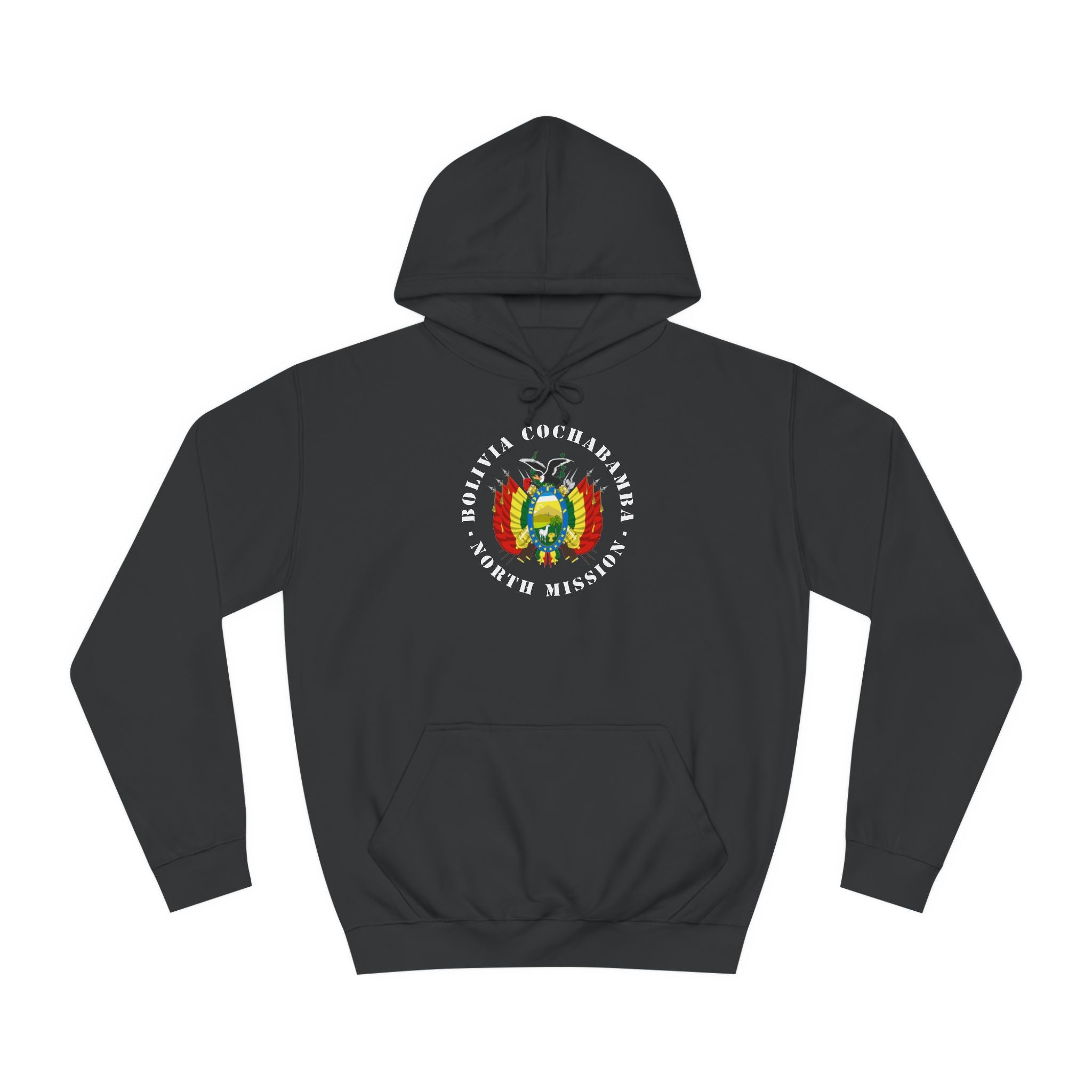 Bolivia Cochabamba North Mission Flag Logo (White Border) College Hoodie - Latter-Day Saint LDS Missionary Gift - Book of Mormon