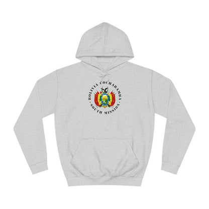 Bolivia Cochabamba South Mission Flag Logo (Black Border) College Hoodie - Latter-Day Saint LDS Missionary Gift - Book of Mormon