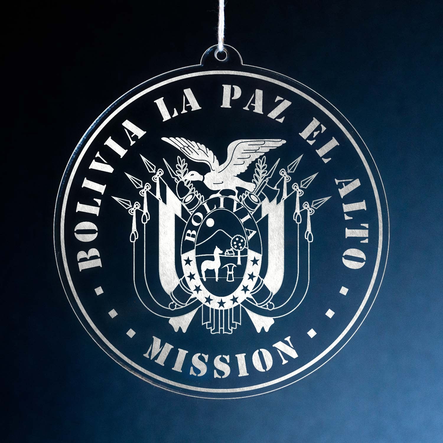 LDS Bolivia La Paz El Alto Mission Christmas Ornament