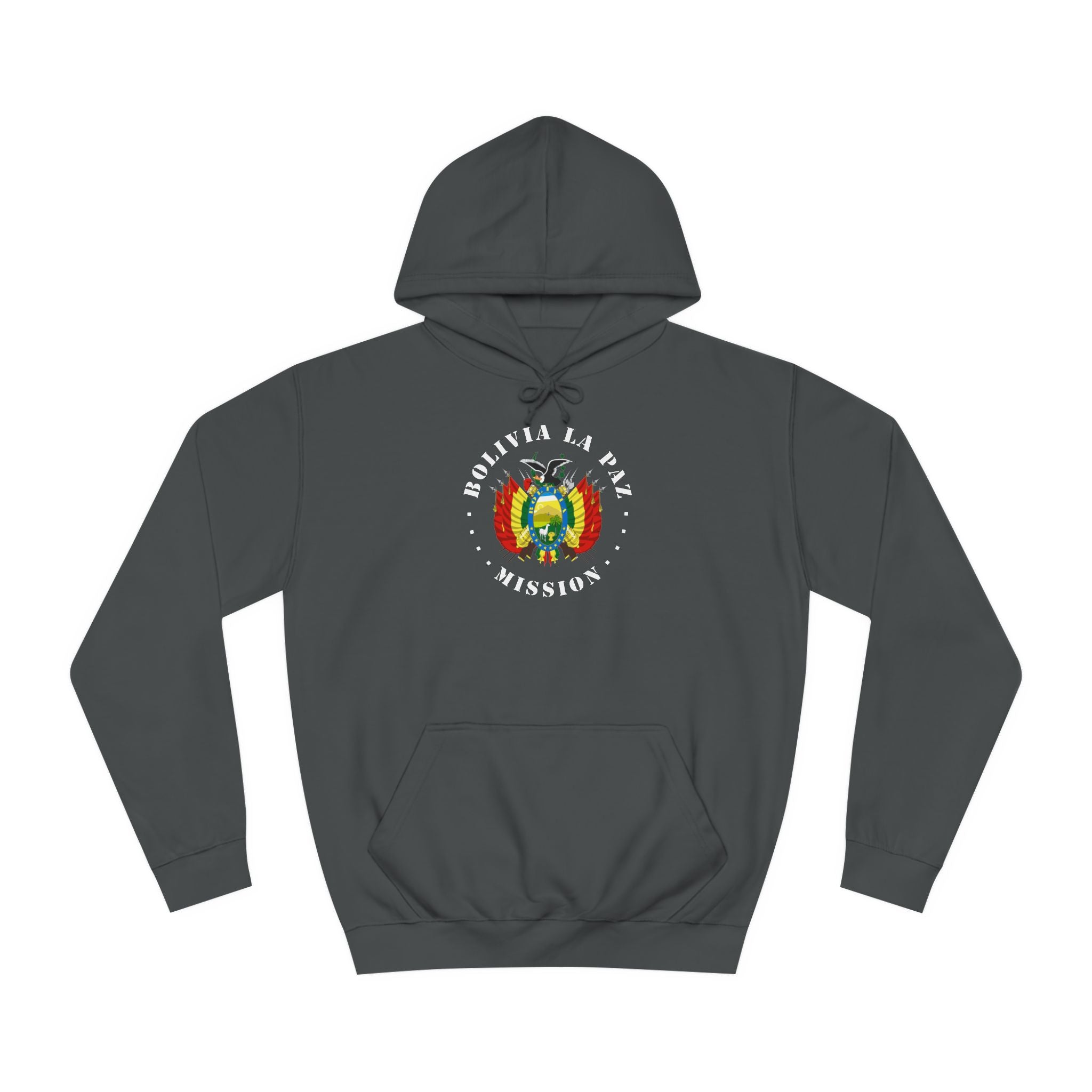 Bolivia La Paz Mission Flag Logo (White Border) College Hoodie - Latter-Day Saint LDS Missionary Gift - Book of Mormon