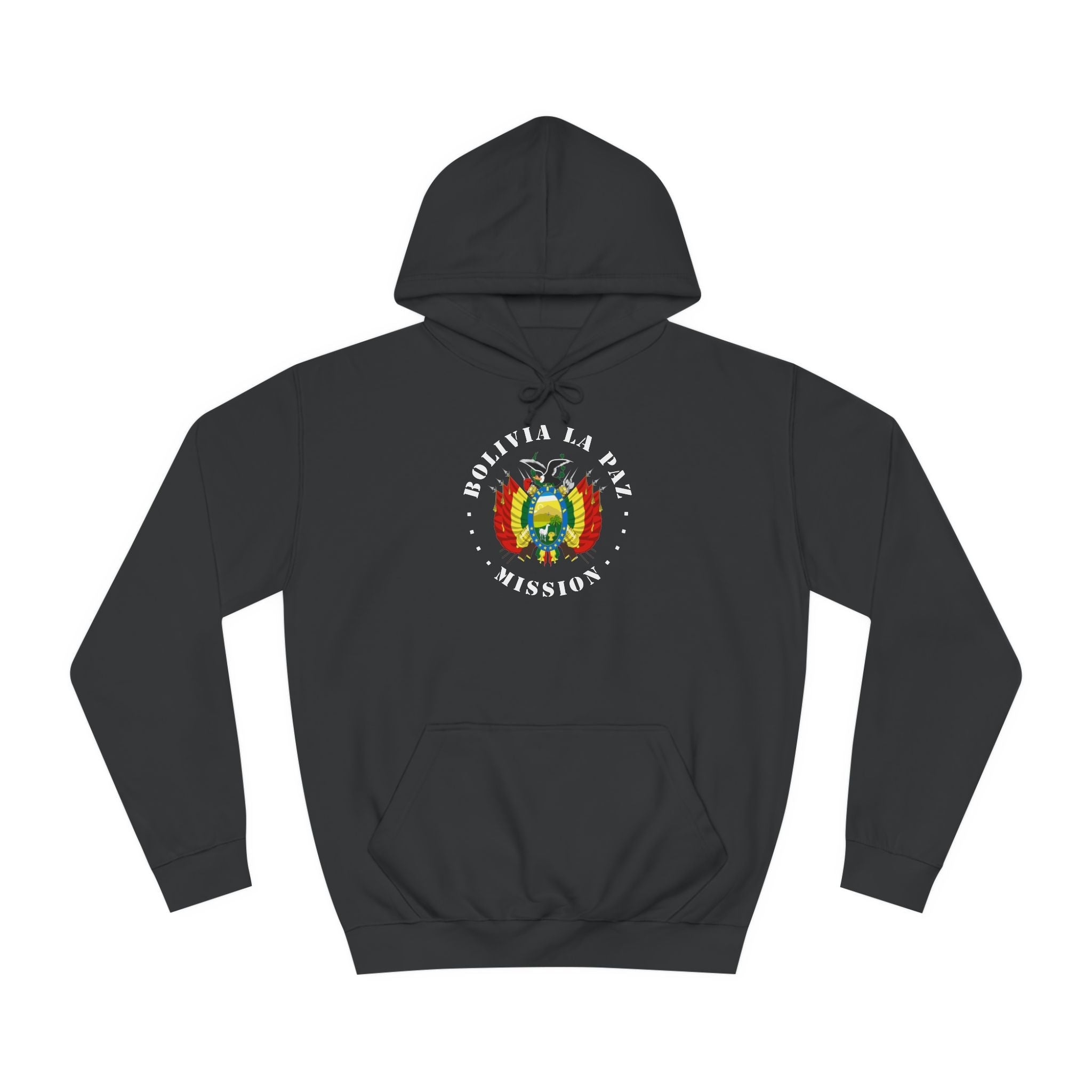 Bolivia La Paz Mission Flag Logo (White Border) College Hoodie - Latter-Day Saint LDS Missionary Gift - Book of Mormon