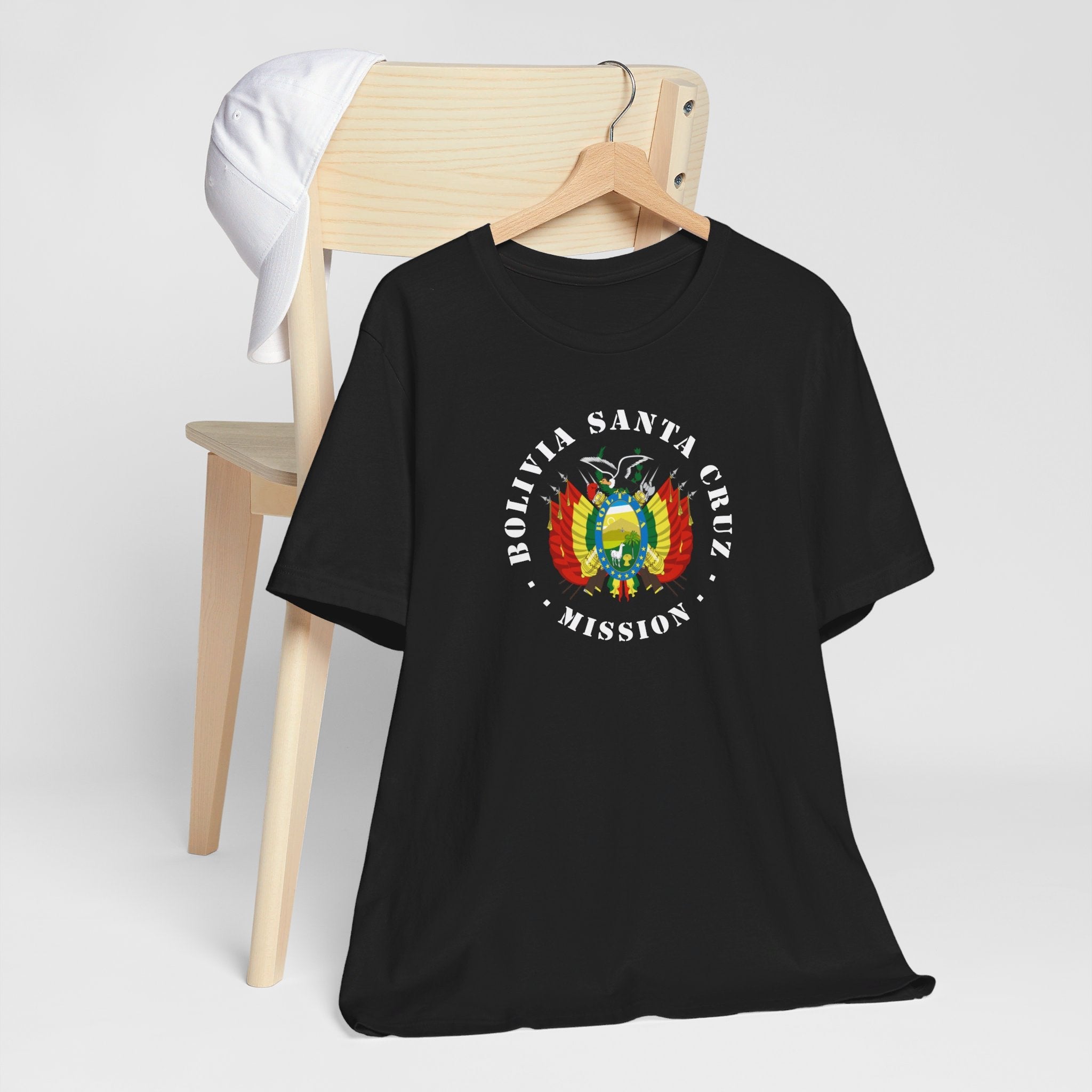 Bolivia Santa Cruz Mission Circular Flag T-shirt - Latter-Day Saint LDS Missionary Gift - Book of Mormon