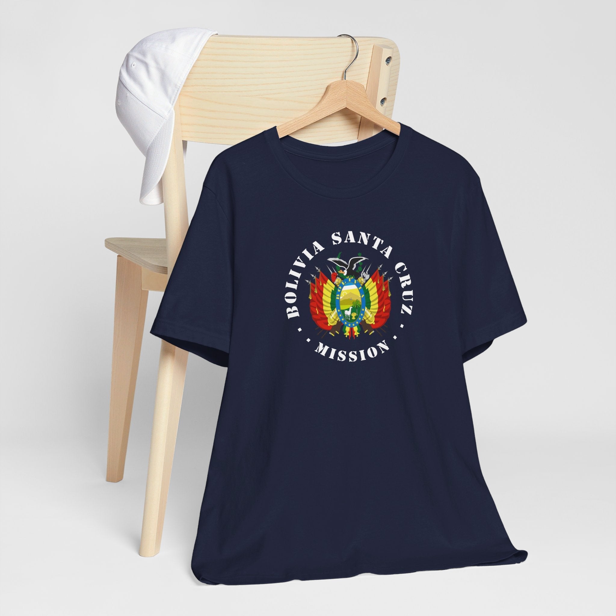 Bolivia Santa Cruz Mission Circular Flag T-shirt - Latter-Day Saint LDS Missionary Gift - Book of Mormon