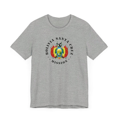 Bolivia Santa Cruz Mission Circular Flag T-shirt - Latter-Day Saint LDS Missionary Gift - Book of Mormon
