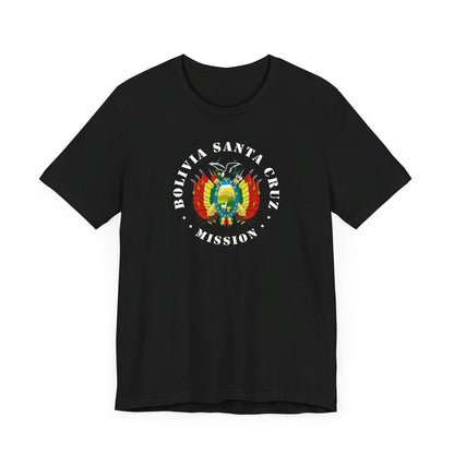 Bolivia Santa Cruz Mission Circular Flag T-shirt - Latter-Day Saint LDS Missionary Gift - Book of Mormon