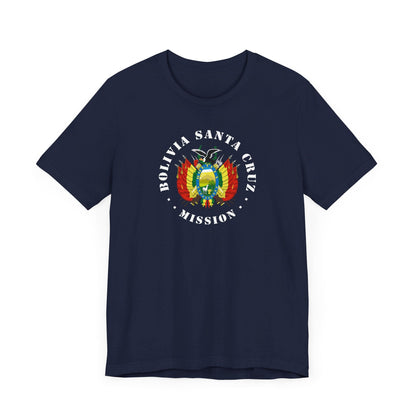Bolivia Santa Cruz Mission Circular Flag T-shirt - Latter-Day Saint LDS Missionary Gift - Book of Mormon