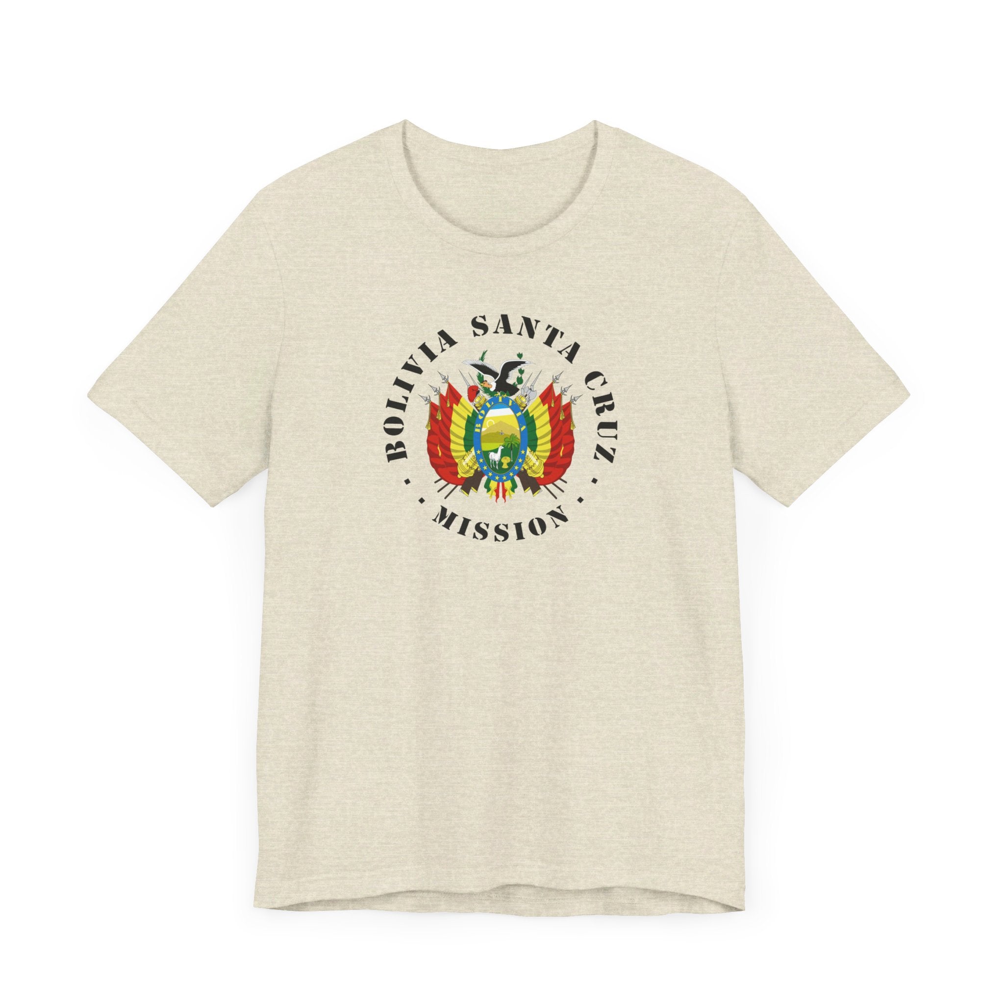 Bolivia Santa Cruz Mission Circular Flag T-shirt - Latter-Day Saint LDS Missionary Gift - Book of Mormon