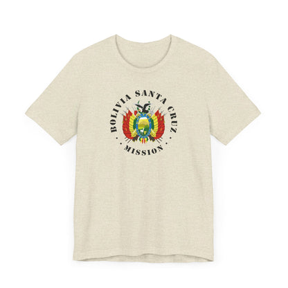 Bolivia Santa Cruz Mission Circular Flag T-shirt - Latter-Day Saint LDS Missionary Gift - Book of Mormon