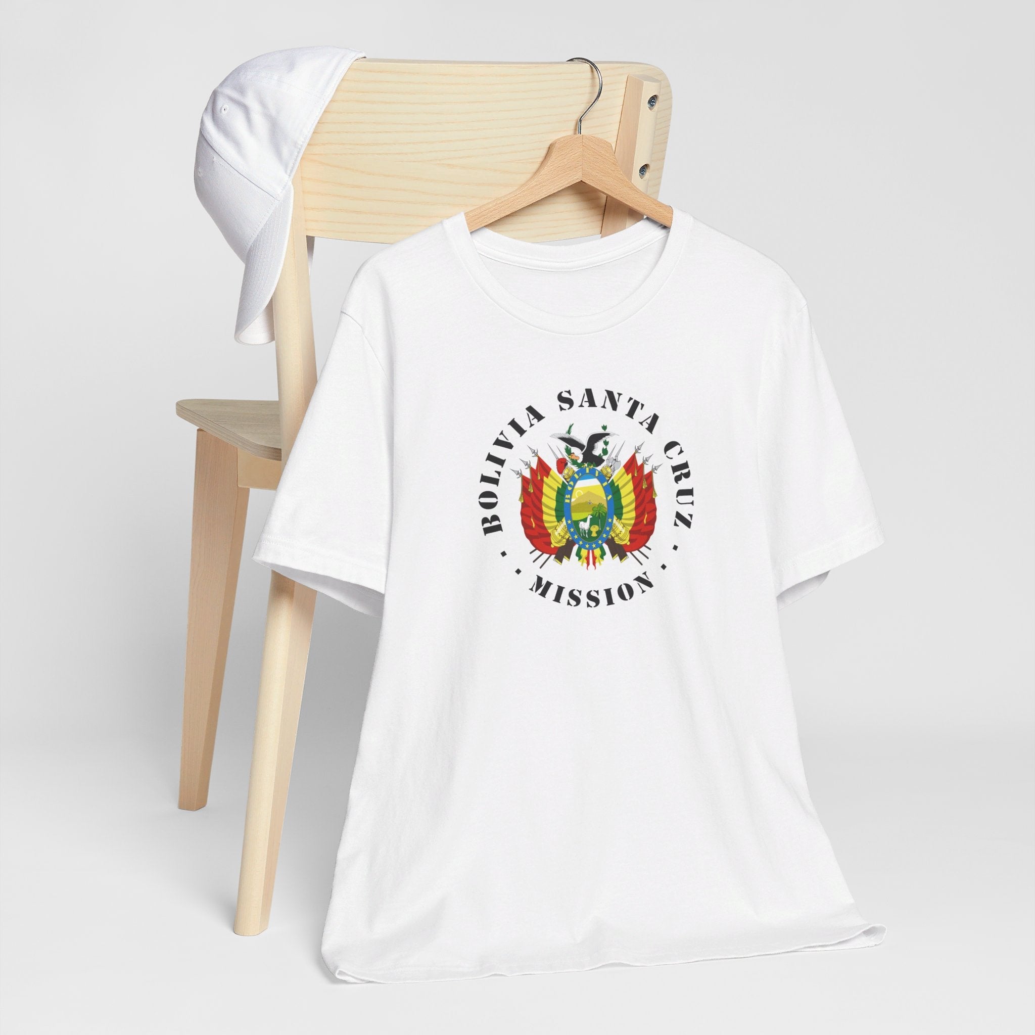 Bolivia Santa Cruz Mission Circular Flag T-shirt - Latter-Day Saint LDS Missionary Gift - Book of Mormon