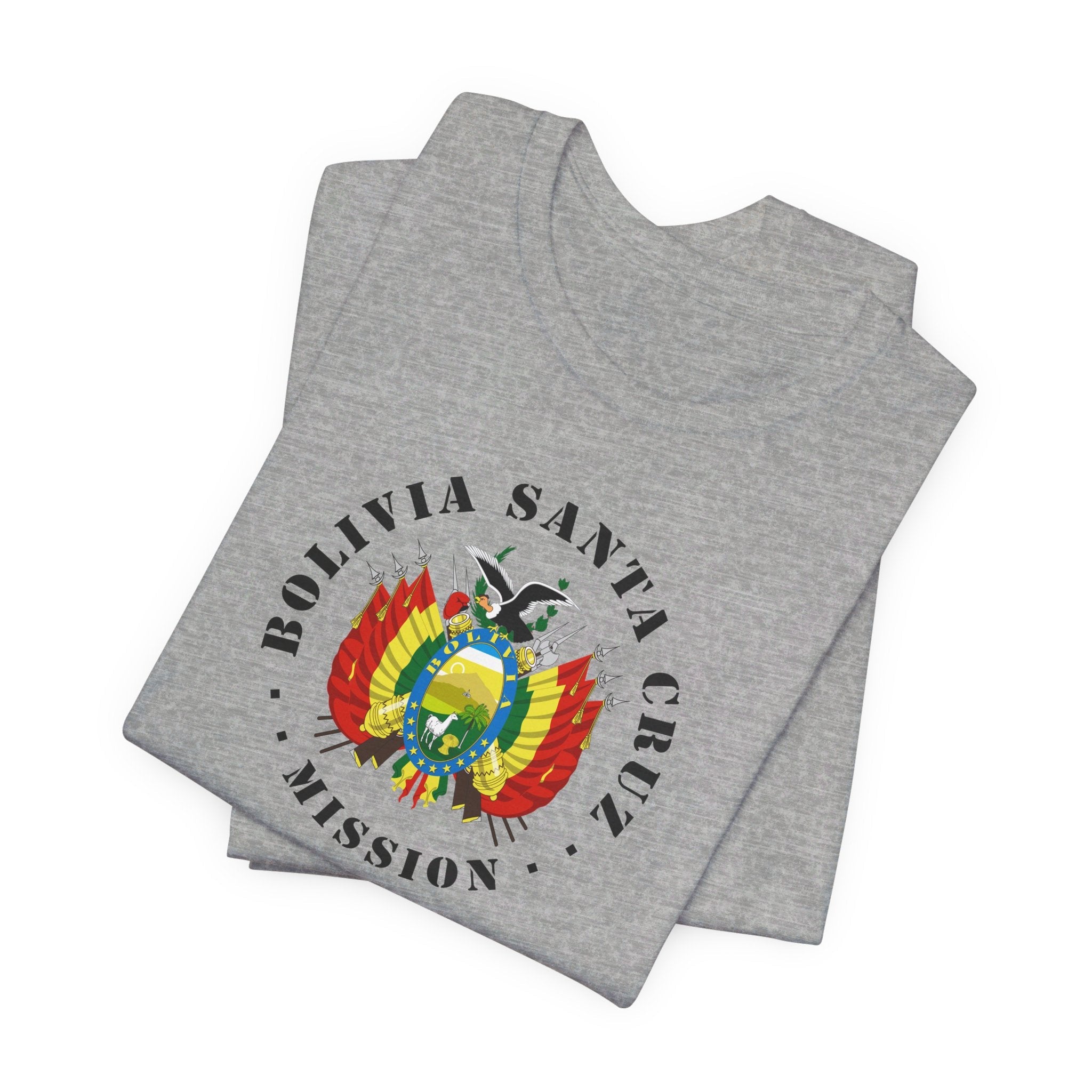 Bolivia Santa Cruz Mission Circular Flag T-shirt - Latter-Day Saint LDS Missionary Gift - Book of Mormon