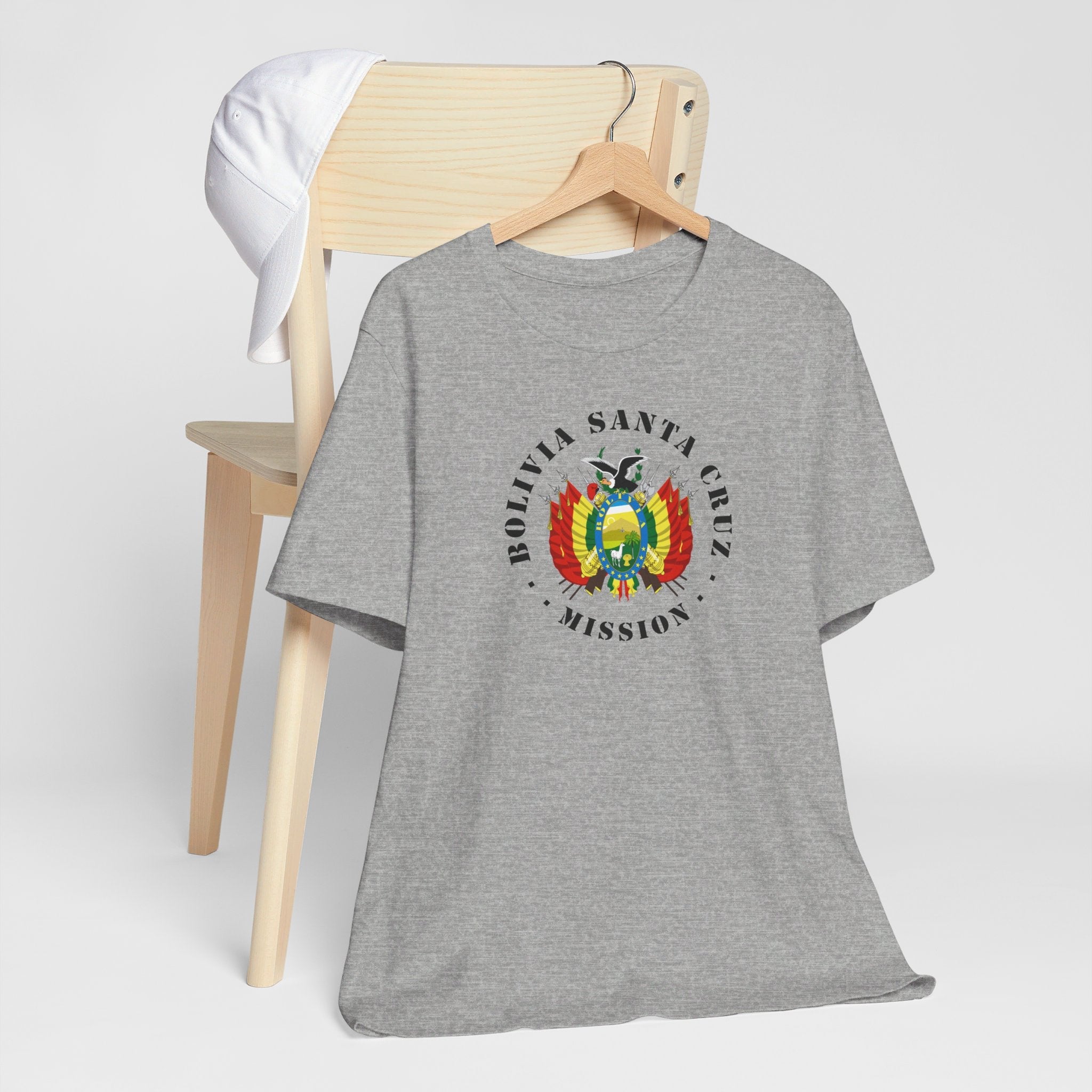 Bolivia Santa Cruz Mission Circular Flag T-shirt - Latter-Day Saint LDS Missionary Gift - Book of Mormon