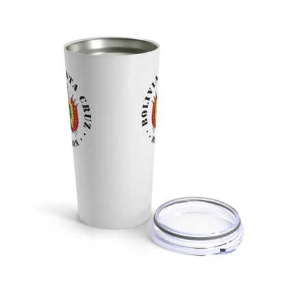 Bolivia Santa Cruz Mission Flag Logo Tumbler 20oz White - Latter-Day Saint LDS Missionary Gift - Book of Mormon