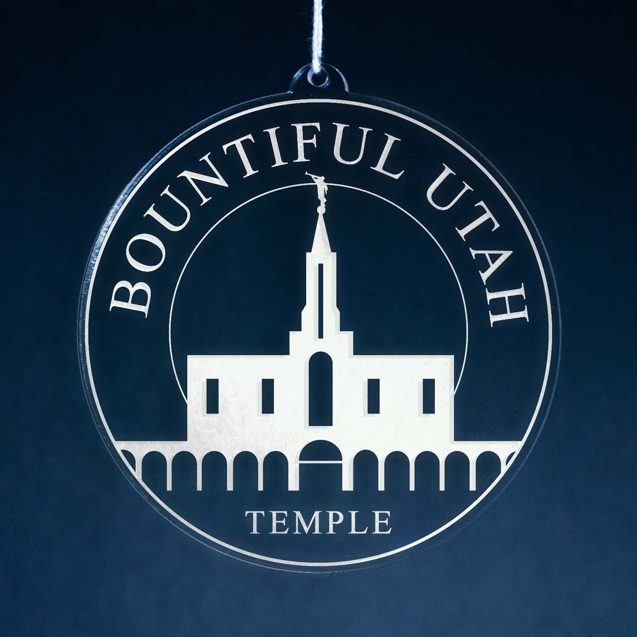 Bountiful Utah Temple Christmas Ornament - Latter-Day Saint LDS Missionary Gift - Book of Mormon