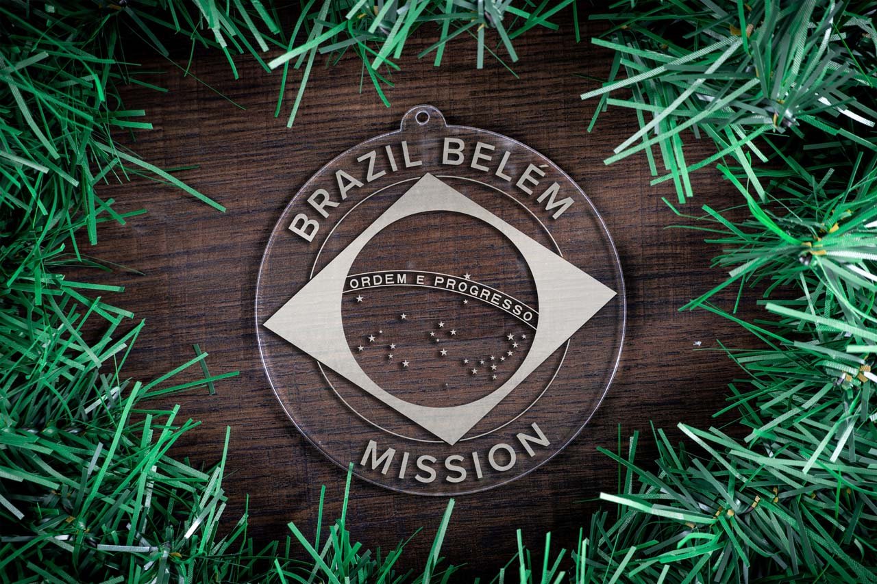 Brazil Belem Mission Christmas Ornament - Latter-Day Saint LDS Missionary Gift - Book of Mormon