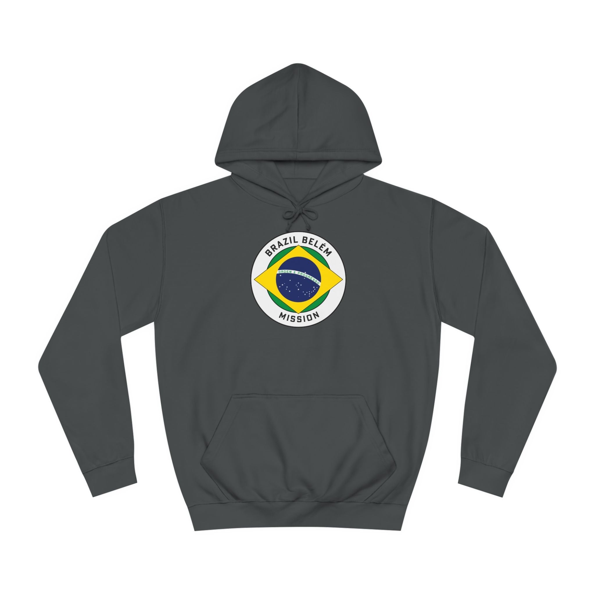 Brazil Belem Mission Flag Logo (White Border) College Hoodie - Latter-Day Saint LDS Missionary Gift - Book of Mormon