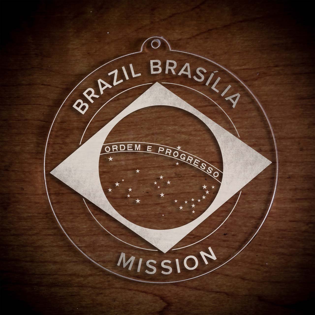 Brazil Brasilia Mission Christmas Ornament - Latter-Day Saint LDS Missionary Gift - Book of Mormon