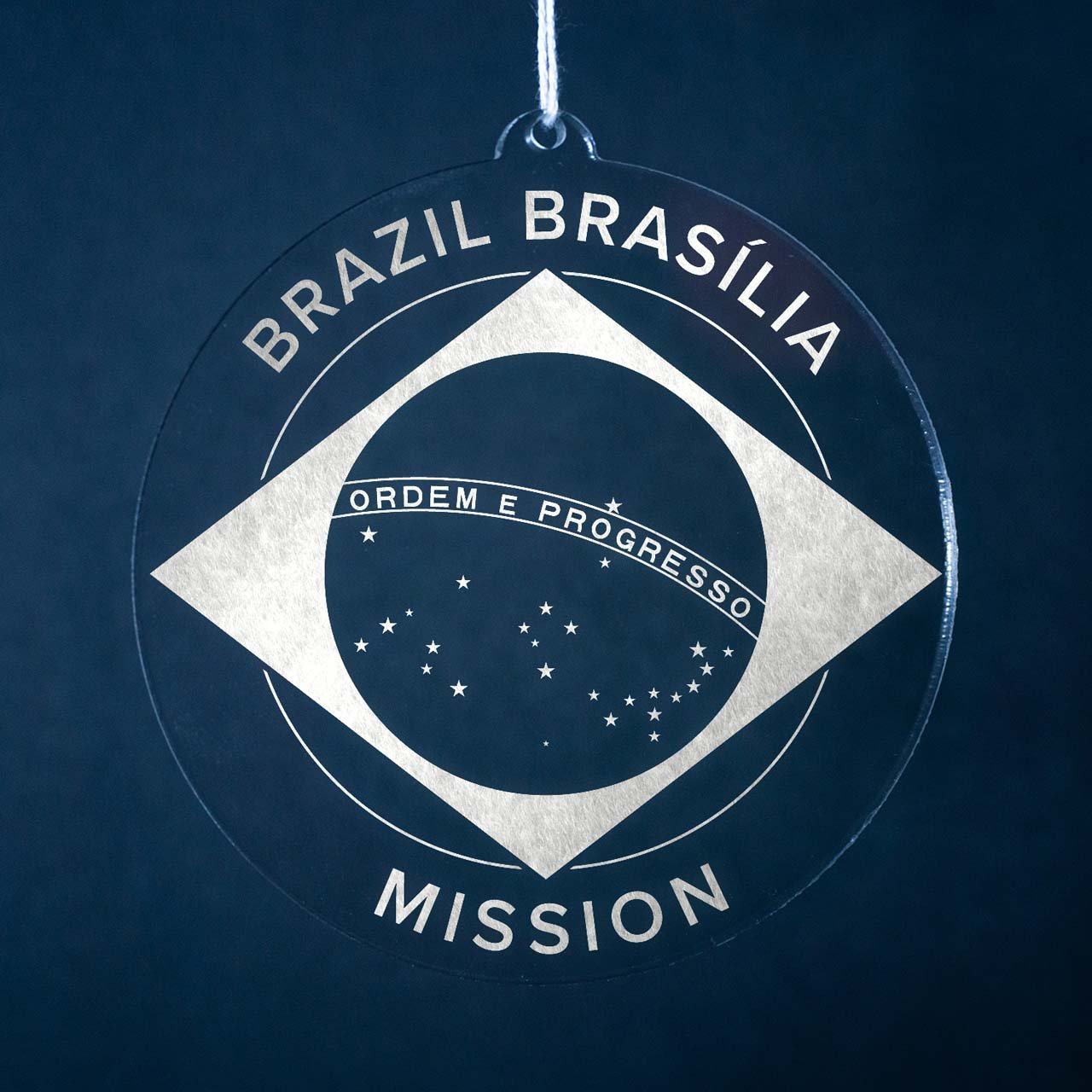 Brazil Brasilia Mission Christmas Ornament - Latter-Day Saint LDS Missionary Gift - Book of Mormon