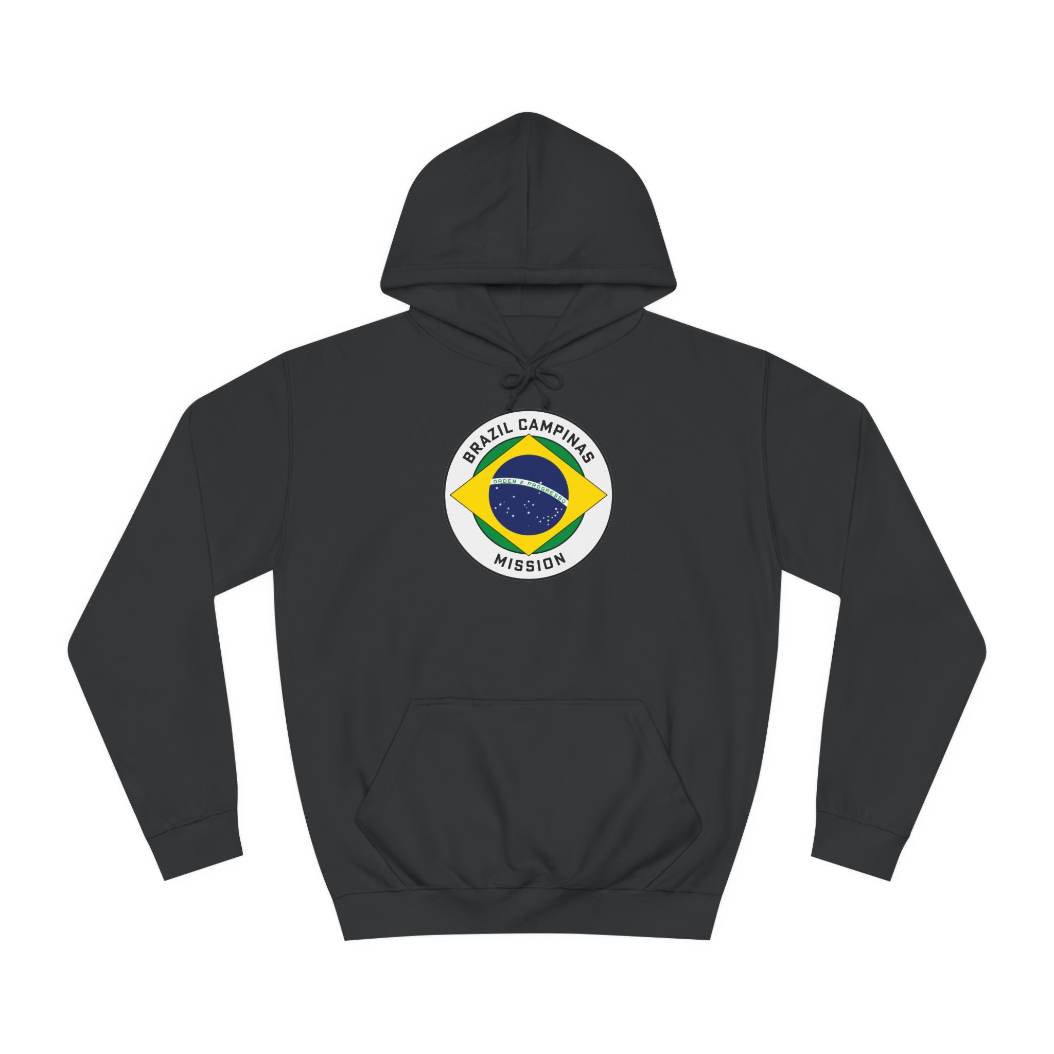 Brazil Campinas Mission Flag Logo (White Border) College Hoodie - Latter-Day Saint LDS Missionary Gift - Book of Mormon