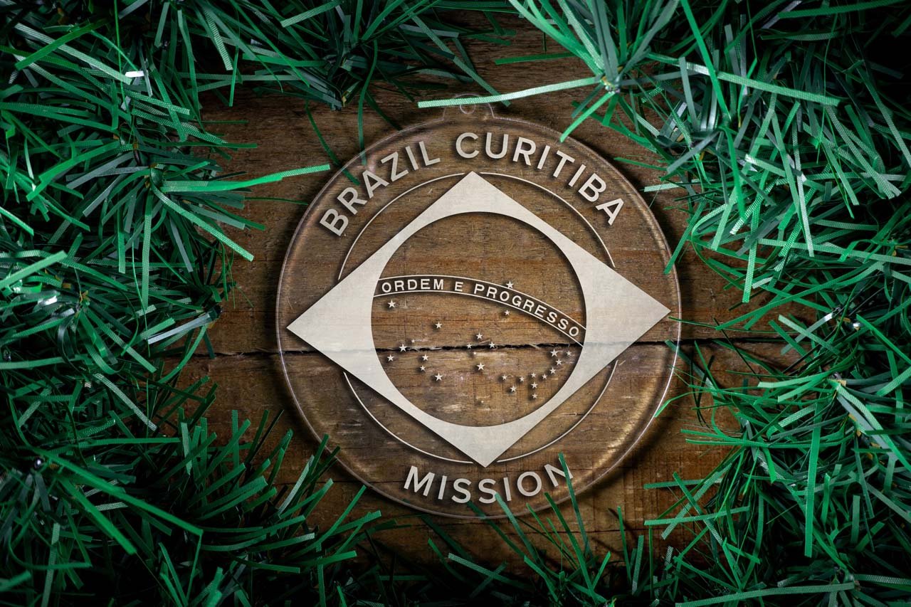 Brazil Curitiba Mission Christmas Ornament - Latter-Day Saint LDS Missionary Gift - Book of Mormon