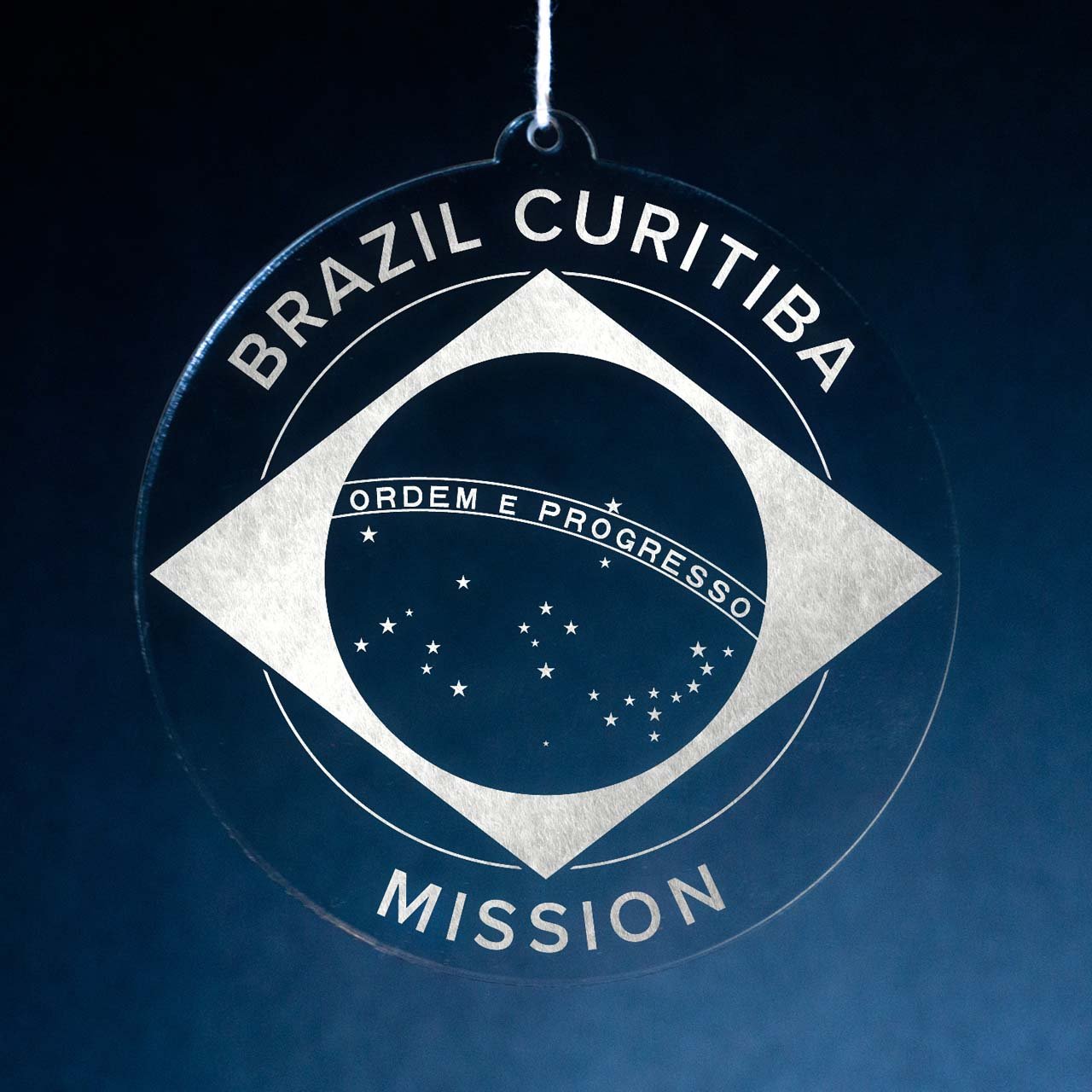 Brazil Curitiba Mission Christmas Ornament - Latter-Day Saint LDS Missionary Gift - Book of Mormon