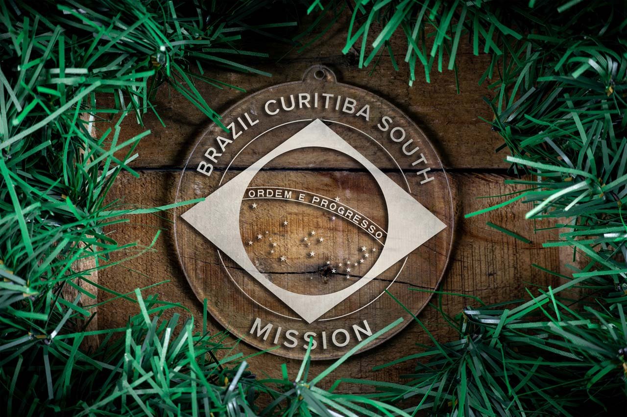 Brazil Curitiba South Mission Christmas Ornament - Latter-Day Saint LDS Missionary Gift - Book of Mormon