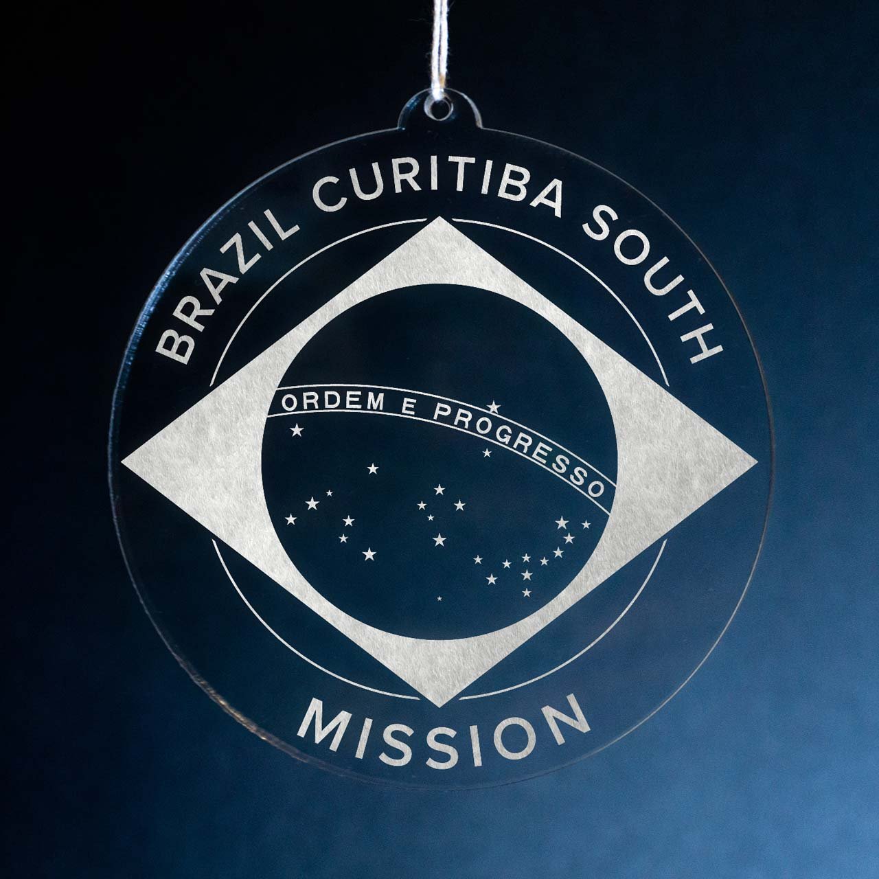 Brazil Curitiba South Mission Christmas Ornament - Latter-Day Saint LDS Missionary Gift - Book of Mormon