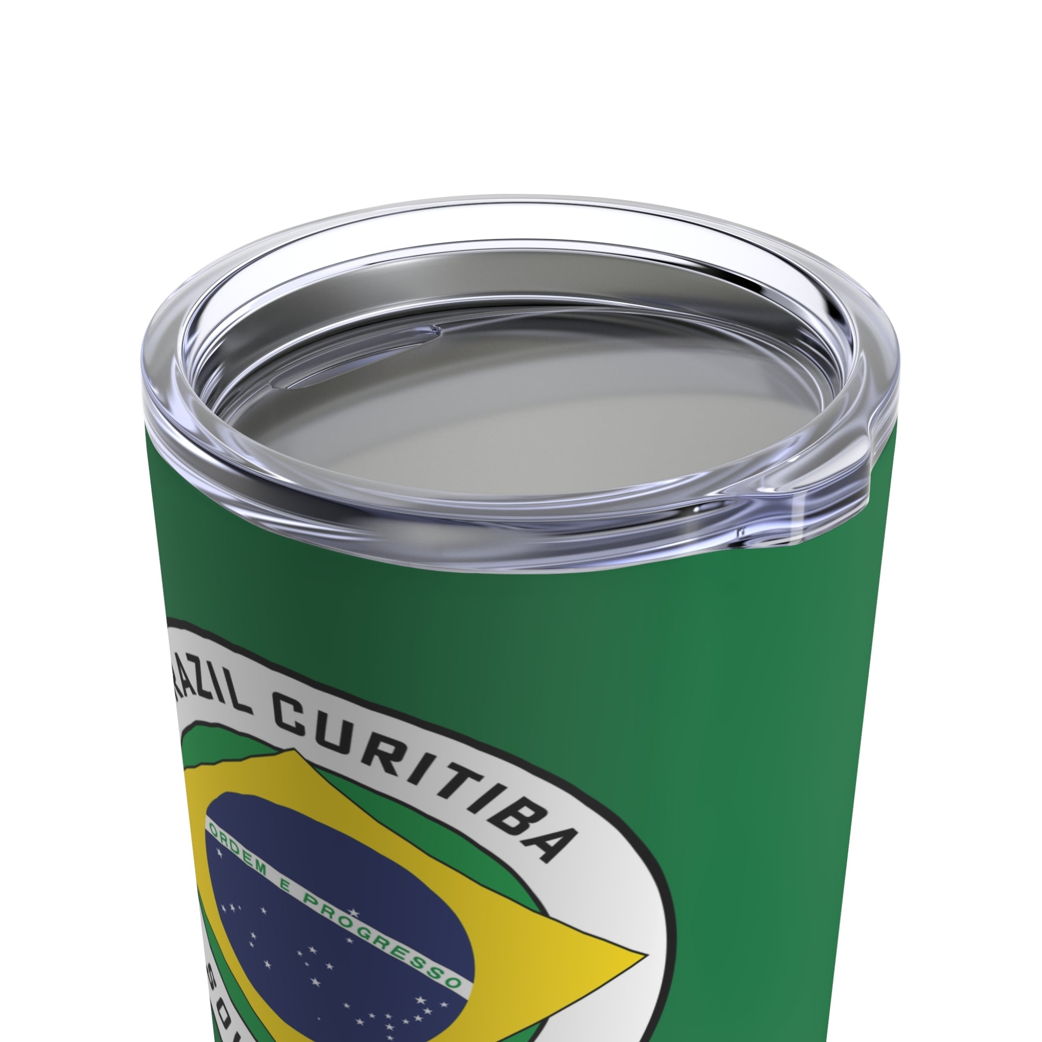 Brazil Curitiba South Mission Flag Logo Tumbler 20oz Green - Latter-Day Saint LDS Missionary Gift - Book of Mormon