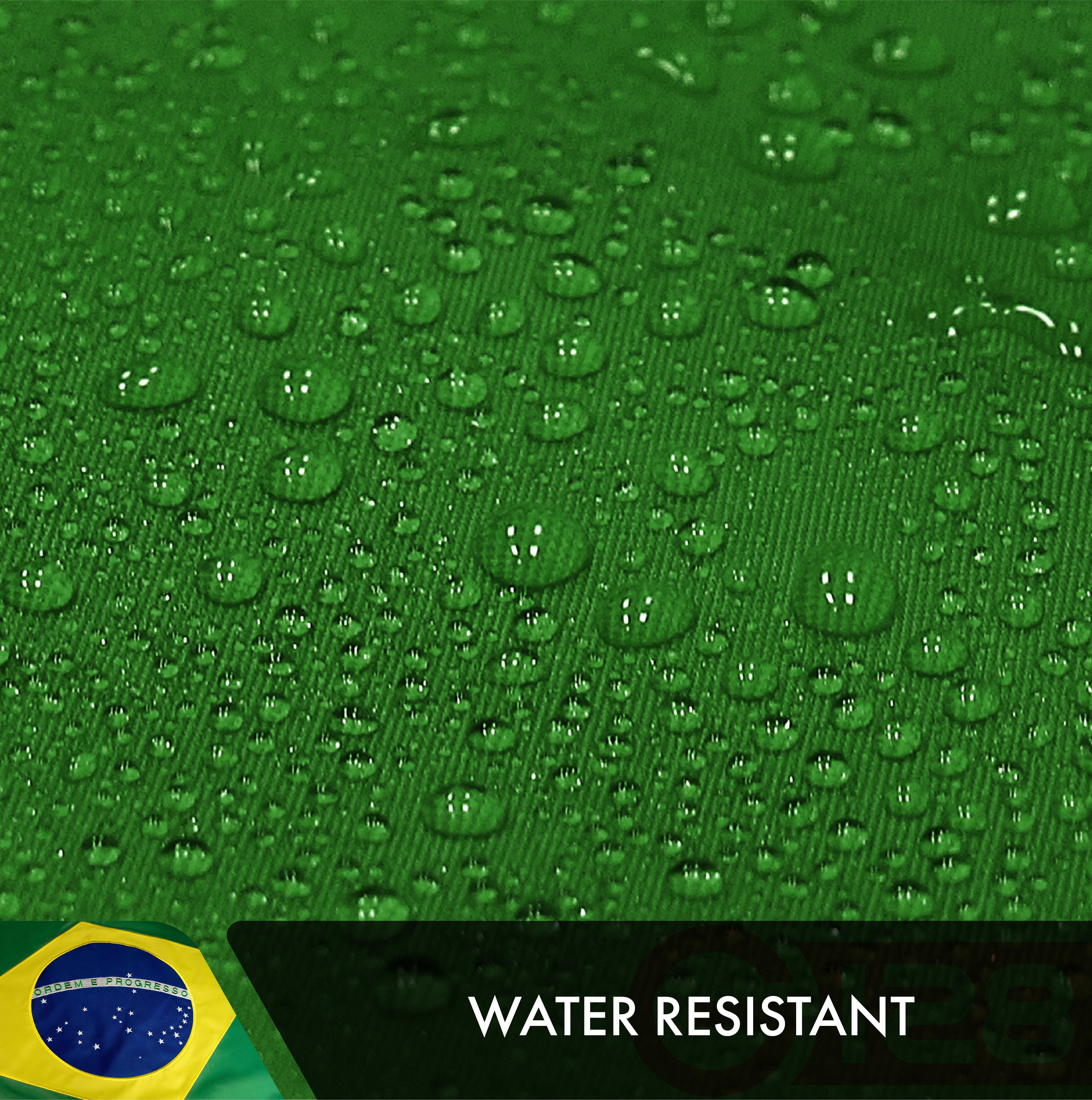 G128 Brazil (Brazilian) Flag | 3x5 feet | Double Sided Embroidered 210D Indoor/Outdoor, Brass Grommets, Heavy Duty Polyester