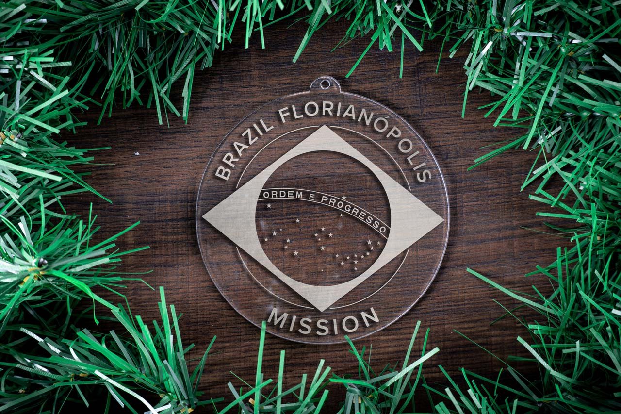 Brazil Florianopolis Mission Christmas Ornament - Latter-Day Saint LDS Missionary Gift - Book of Mormon