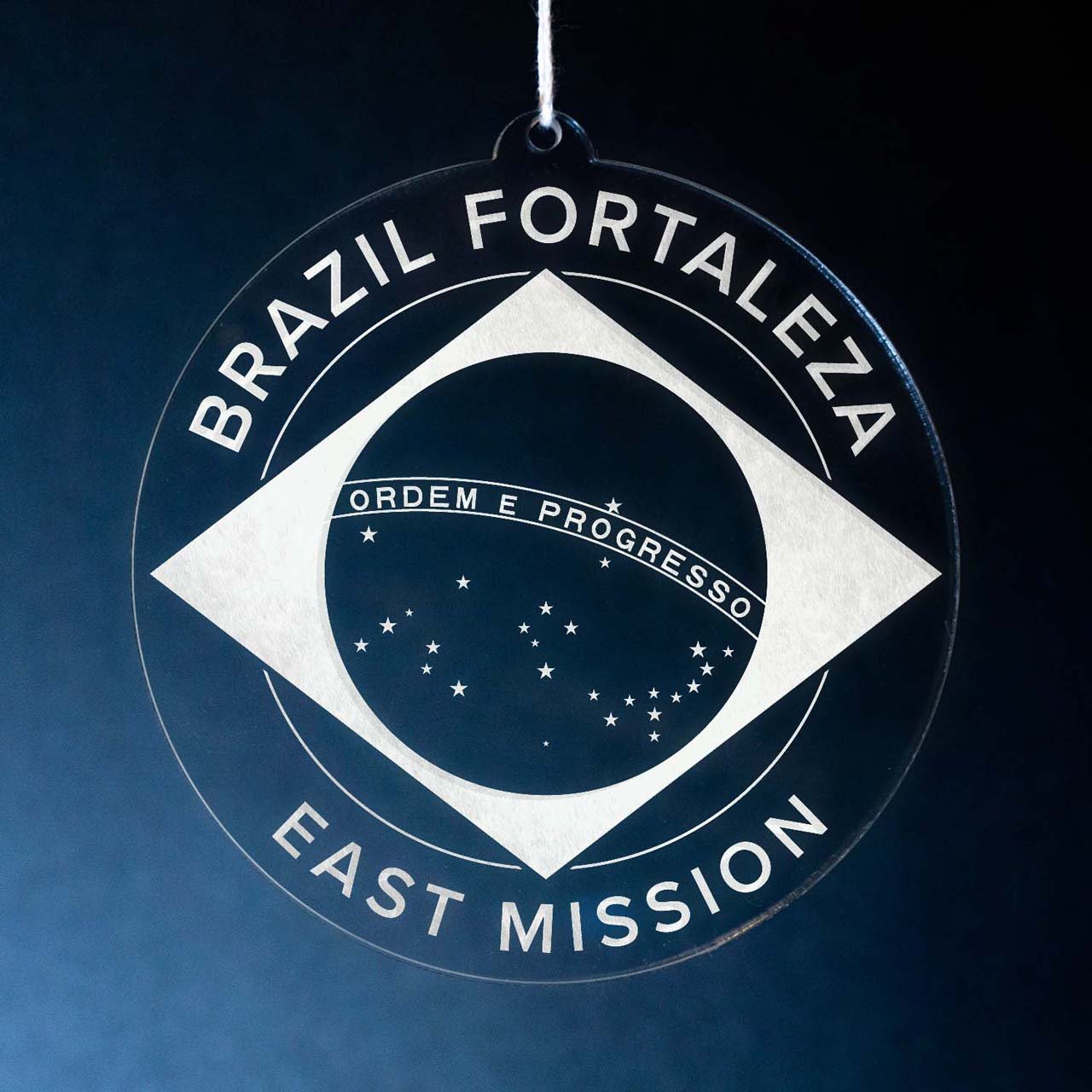 Brazil Fortaleza East Mission Christmas Ornament - Latter-Day Saint LDS Missionary Gift - Book of Mormon