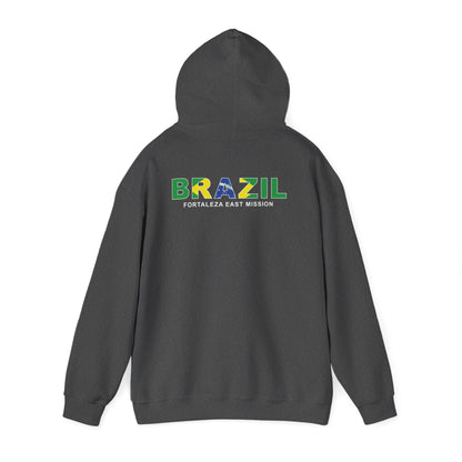 Brazil Fortaleza East Mission Flag Title Back Hoodie - Mission Wishlist - LDS Missionary Gift Store