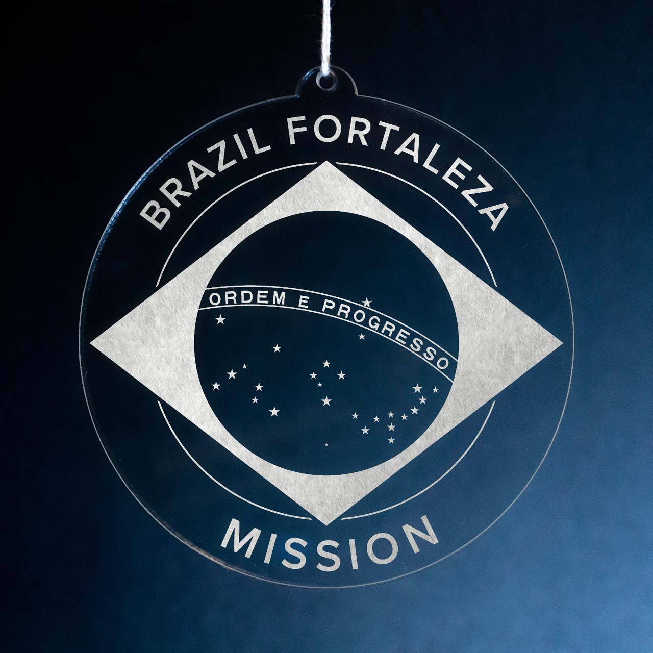 Brazil Fortaleza Mission Christmas Ornament - Latter-Day Saint LDS Missionary Gift - Book of Mormon