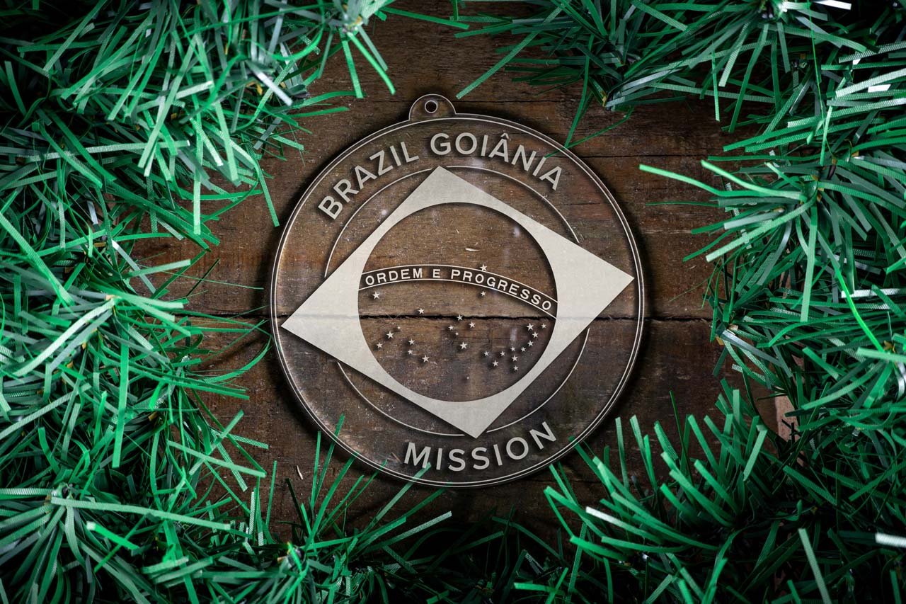 Brazil Goiania Mission Christmas Ornament - Latter-Day Saint LDS Missionary Gift - Book of Mormon