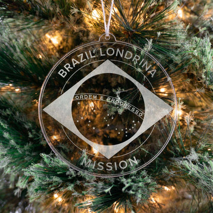 Brazil Londrina Mission Christmas Ornament - Latter-Day Saint LDS Missionary Gift - Book of Mormon