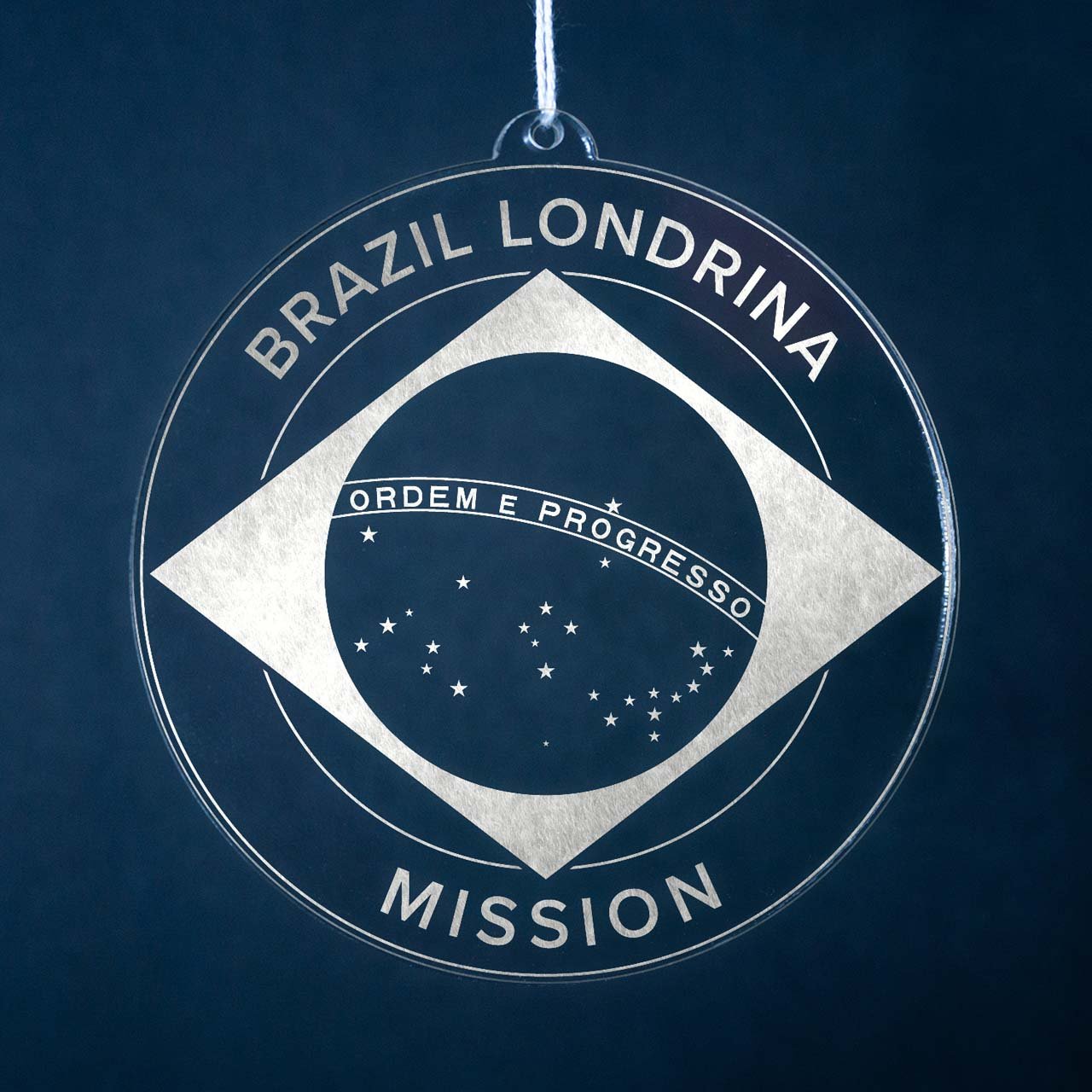 Brazil Londrina Mission Christmas Ornament - Latter-Day Saint LDS Missionary Gift - Book of Mormon