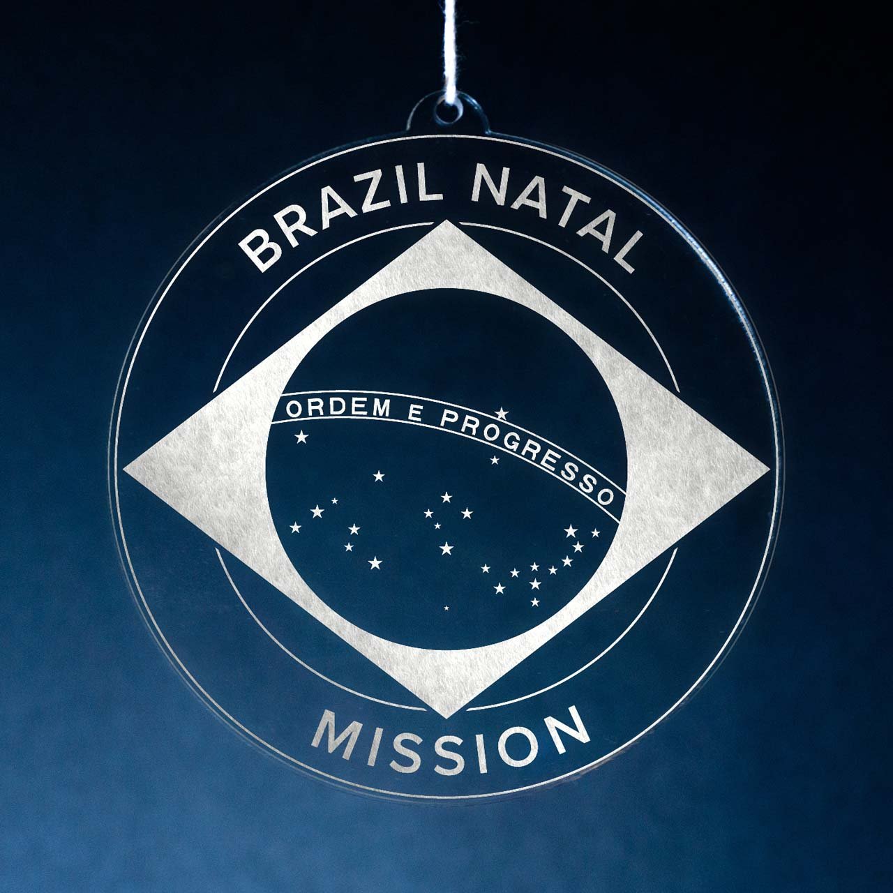 Brazil Natal Mission Christmas Ornament - Latter-Day Saint LDS Missionary Gift - Book of Mormon