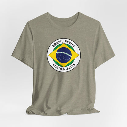 Brazil Porto Alegre North Mission Circular Pop Flag T-shirt - Mission Wishlist - LDS Missionary Gift Store