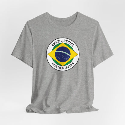 Brazil Porto Alegre North Mission Circular Pop Flag T-shirt - Mission Wishlist - LDS Missionary Gift Store