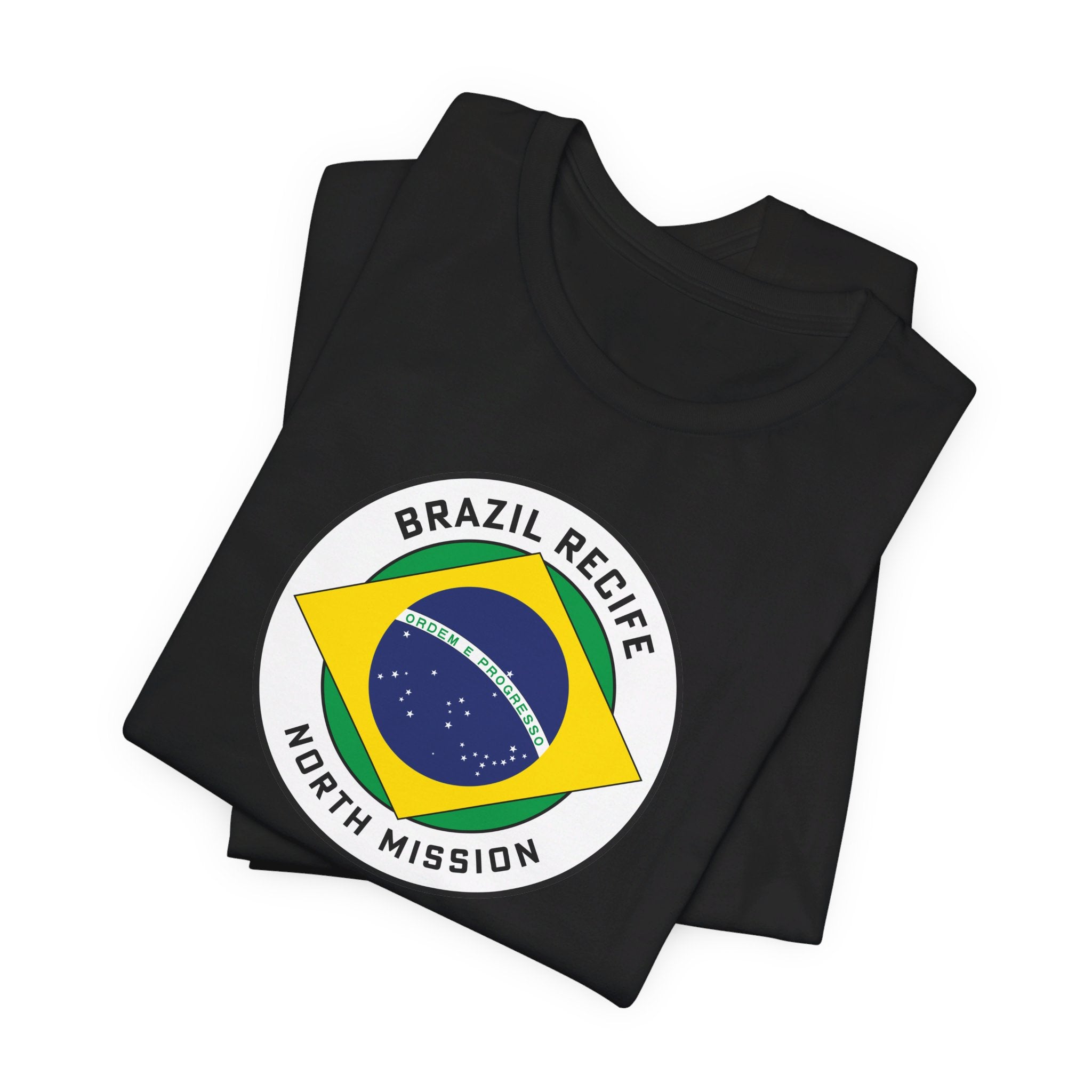 Brazil Porto Alegre North Mission Circular Pop Flag T-shirt - Mission Wishlist - LDS Missionary Gift Store