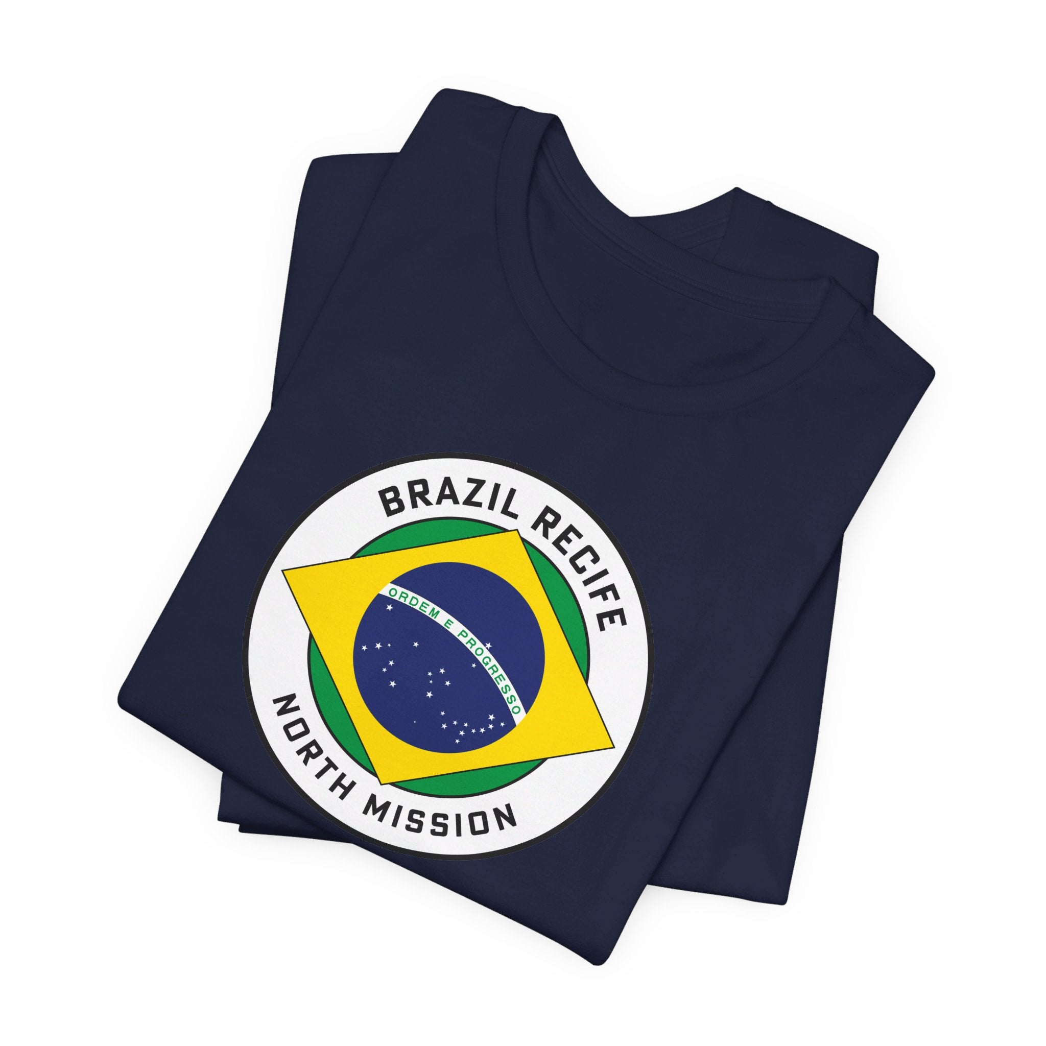 Brazil Porto Alegre North Mission Circular Pop Flag T-shirt - Mission Wishlist - LDS Missionary Gift Store