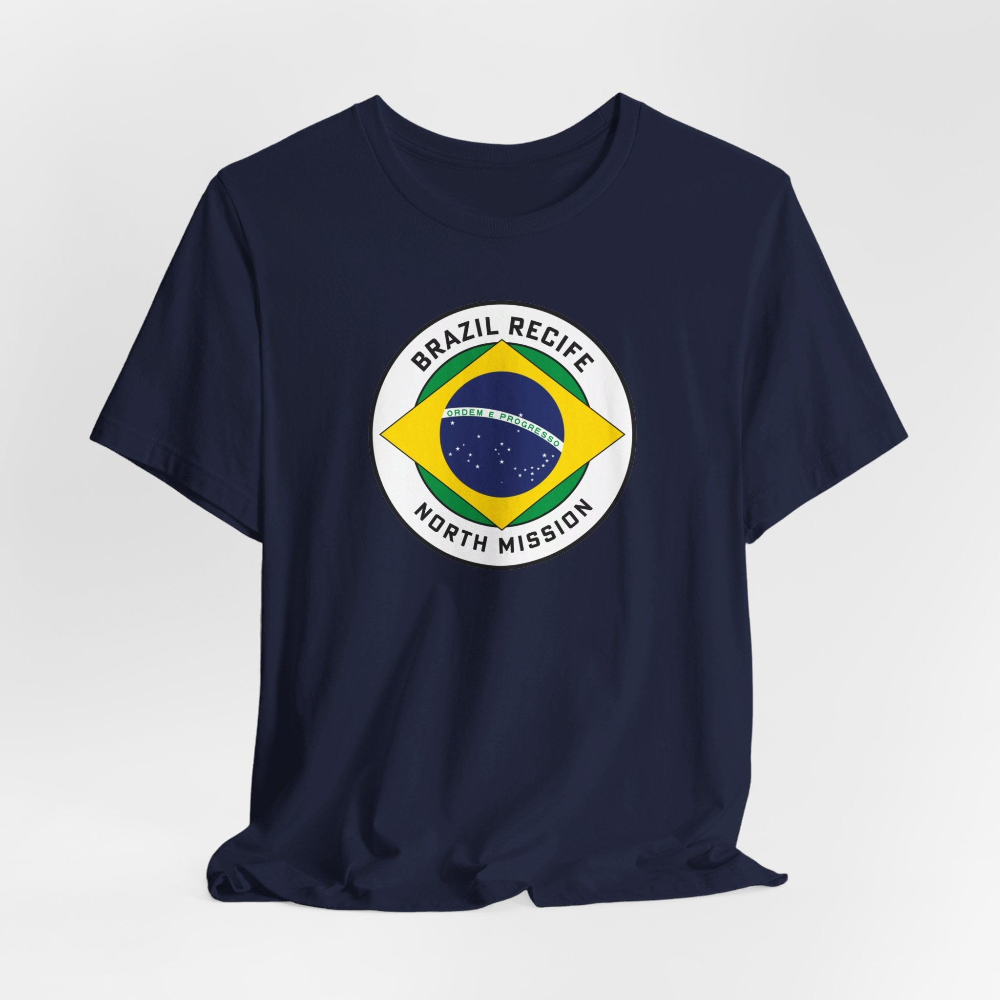 Brazil Porto Alegre North Mission Circular Pop Flag T-shirt - Mission Wishlist - LDS Missionary Gift Store