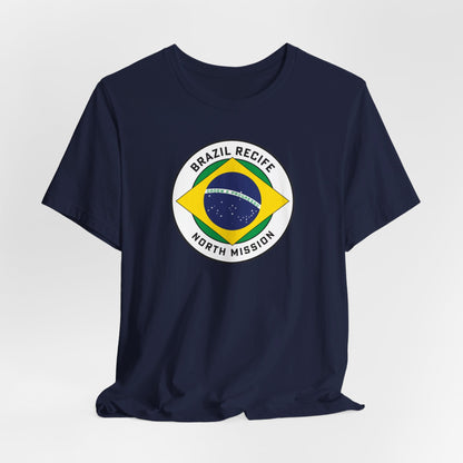 Brazil Porto Alegre North Mission Circular Pop Flag T-shirt - Mission Wishlist - LDS Missionary Gift Store