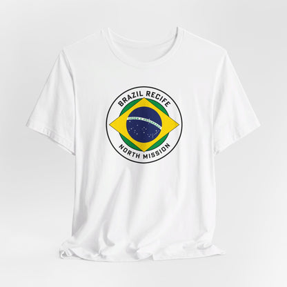 Brazil Porto Alegre North Mission Circular Pop Flag T-shirt - Mission Wishlist - LDS Missionary Gift Store