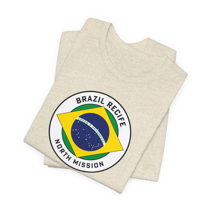 Brazil Porto Alegre North Mission Circular Pop Flag T-shirt - Mission Wishlist - LDS Missionary Gift Store