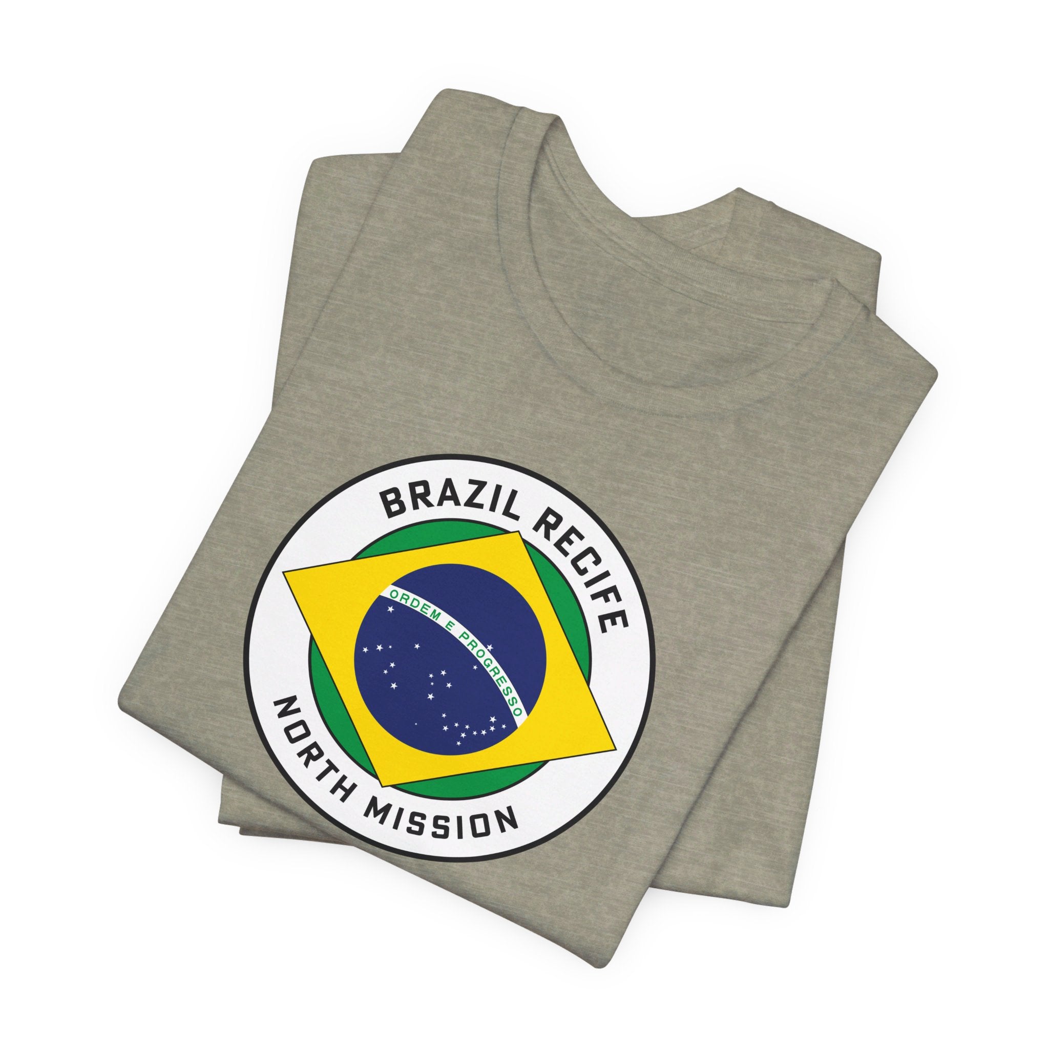 Brazil Porto Alegre North Mission Circular Pop Flag T-shirt - Mission Wishlist - LDS Missionary Gift Store