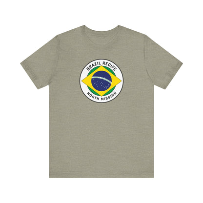 Brazil Porto Alegre North Mission Circular Pop Flag T-shirt - Mission Wishlist - LDS Missionary Gift Store