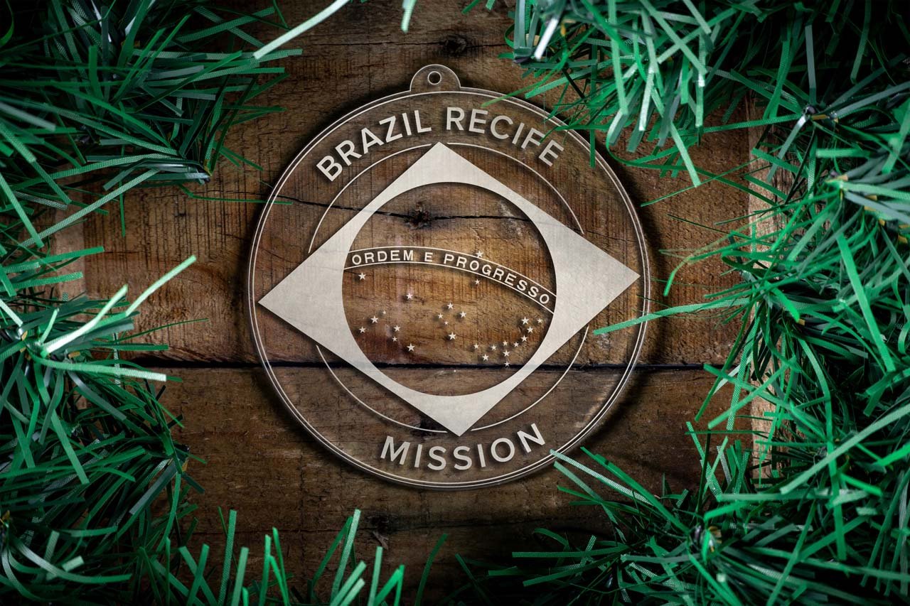 Brazil Recife Mission Christmas Ornament - Latter-Day Saint LDS Missionary Gift - Book of Mormon